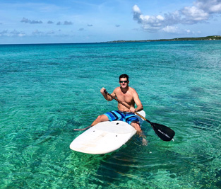 private cove paddleboarding
