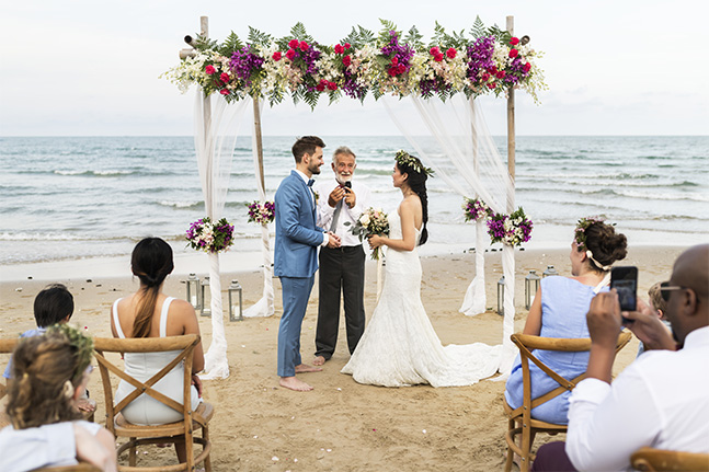 private island beach wedding locations bahamas